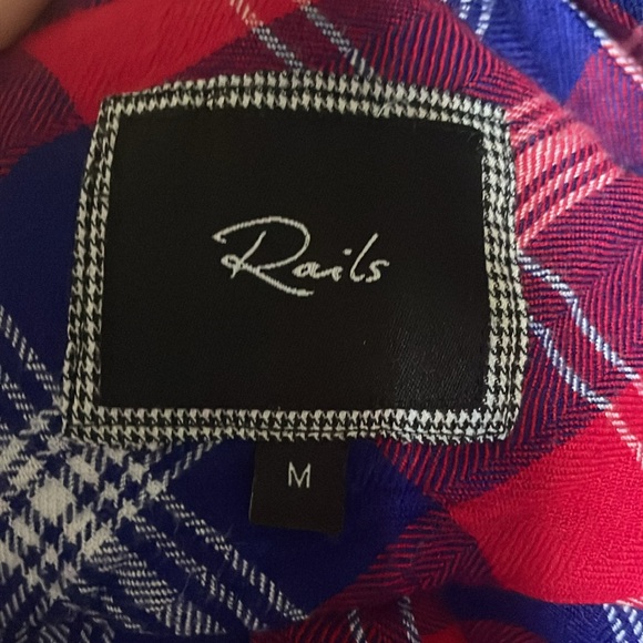 Rails Plaid button down size M - Picture 4 of 6